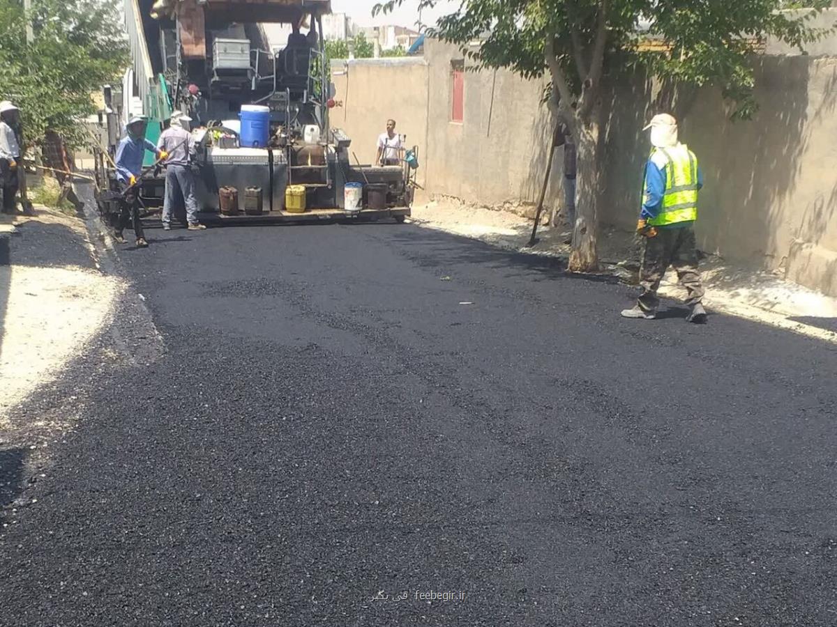 بهره مندی ۵۶۲ روستای کشور از طریق آسفالته در سال ۱۴۰۳